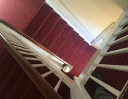 Ritz monteret på trappe 5